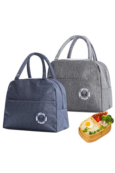 Generic 2 Pcs 6 L Lunch Bag Tote Bag for Adults Women, Wide Open Insulated Co...