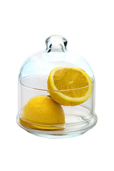 Generic Multipurpose Glass Storage Jar with Lid, Avocado, Lemon, Onion, Tomat...