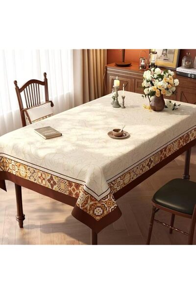 Generic American Style table cloth, Decorative Tablecloth with Floral Design,...