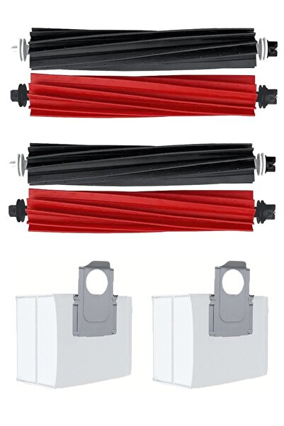 Rovexa Συμβατό με Roborock Q8 & Q8 Max, 2 κύριες βούρτσες και 2 σακούλες σκόνης