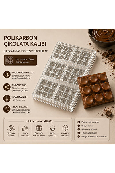 pratikpastacılık Ps Series Polycarbonate Chocolate Mold
