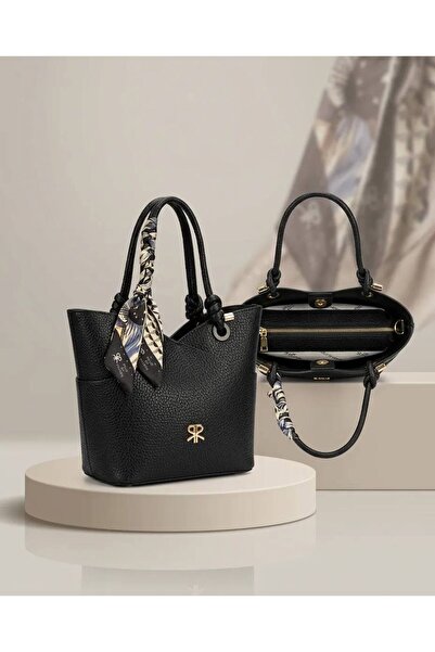 Polo Of Colors Women's Scarf Detail Shoulder Bag