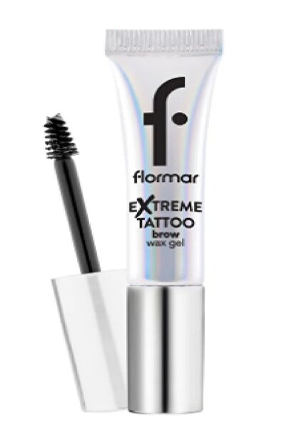 Flormar Extreme Tattoo Uzun Süre Sabitleyici Etkili Transparan Jel Kaş Wax'ı