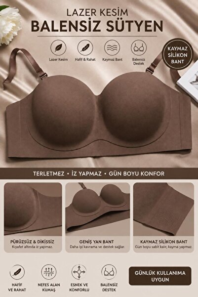 BEST BRA LİNGERİE LAZER BALENSİZ KAYMAZ SÜTYEN