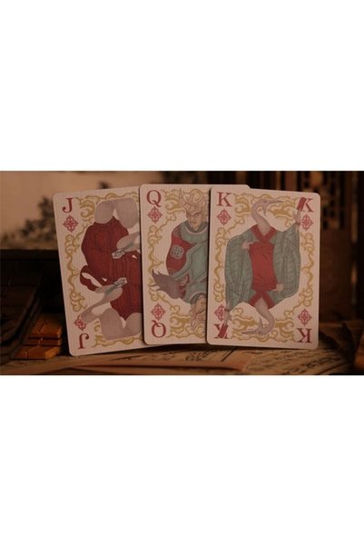 OyuncaklarÜlkesi Room One Strange Tales from a Chinese Studio HUPO-Red Premium Oyun Kağıdı iskambil Kartları Destesi