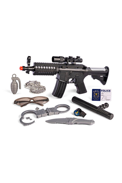 Toys Set Geantă de Transport Mitralieră Poliție (42132)