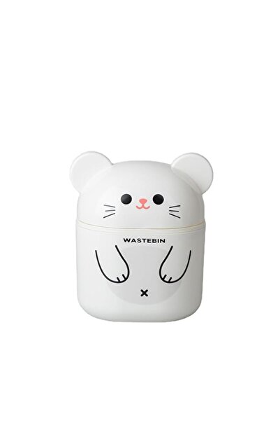 Generic Tazweeq Mini Wastebasket Trash Can: Desktop Trash Can Desktop Waste G...