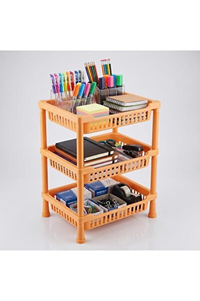 Generic 3 Layer Multipurpose Plastic Storage Rack for Kitchen & Office| Fruit...