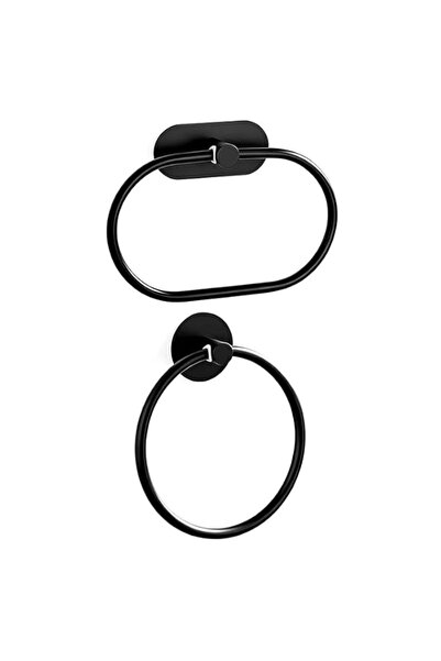 Generic 2-Pack Self-Adhesive Towel Ring, 304 Stainless Steel Wall Mounted Han...