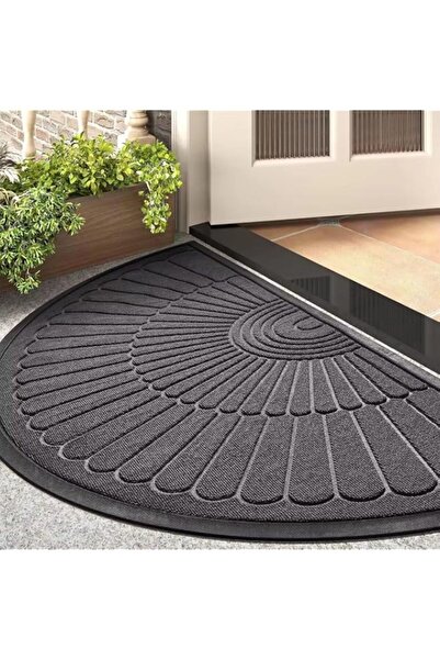 Generic ABC Half Round Door Mat Entrance Rug Floor Mats, Non-Slip Welcome Ent...