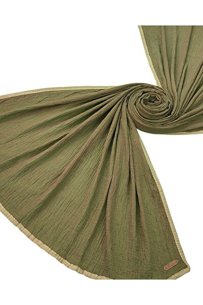 mim eşarp Piped Muslin Solid Color Shawl 90X190Cm