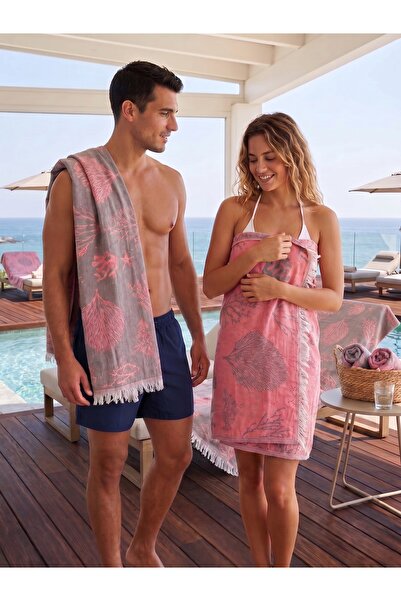 nf neofabric Neon 2 Layer Muslin Double Face Beach Towel 100*180-Large Size-W...