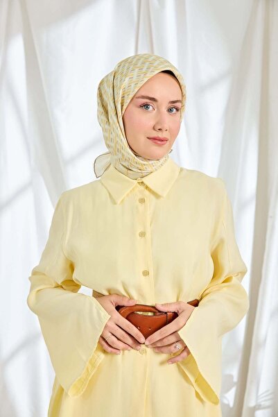 Silk Home Twill İpek Eşarp Geometrik Taş