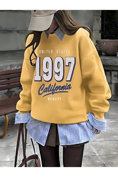 New Shine California 1997 Printed Women's Sweatshirt
