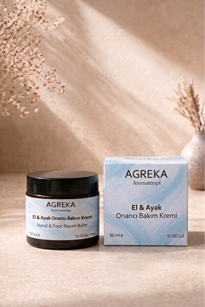 Agreka El & Ayak Onarıcı Bakım Kremi 50 ml - Kuru ve Çatlamaya Eğilimli Ciltl...
