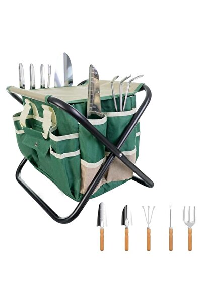 Generic 7-Piece Gardening Tool Set – Stainless Steel Tools with Wooden Handle...