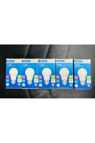 Generic Megaman Led CLA 7w 6500k Day Light E27 Pack of 5 pcs