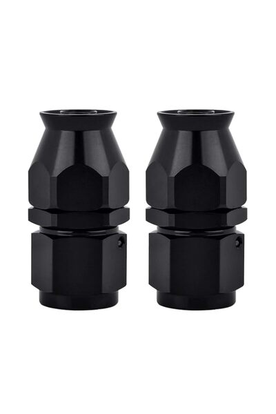 Generic THE WHITE SHOP Hose End Fitting Black for Hose Only (Size : 2pcs)