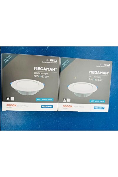 Generic Megaman Panel 9w 3000k pack of 2 pcs