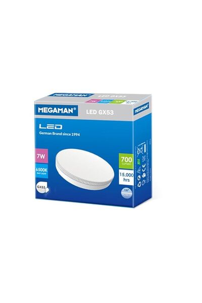 Generic Megaman Led Gx53 7w 6500k Day Light