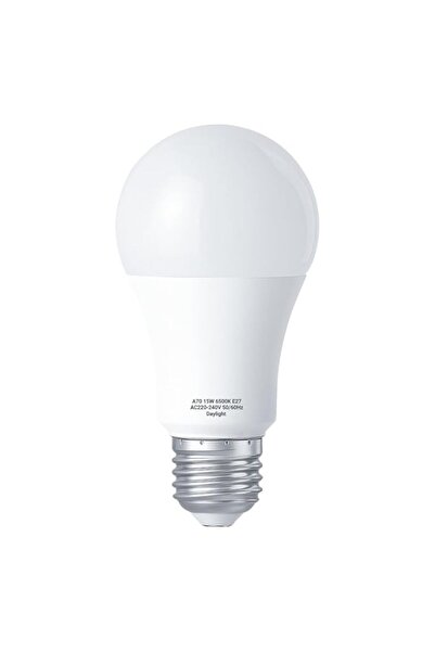 Generic Duravel A70 LED Light Bulb, 15W, 6500K Daylight, E27 Base, AC 220-240...