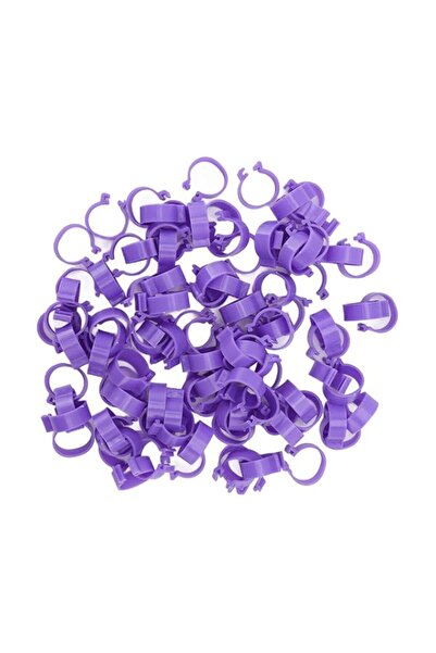 Generic Eujgoov 100pcs Poultry Leg Rings for Chickens Ducks Birds Plastic PP ...