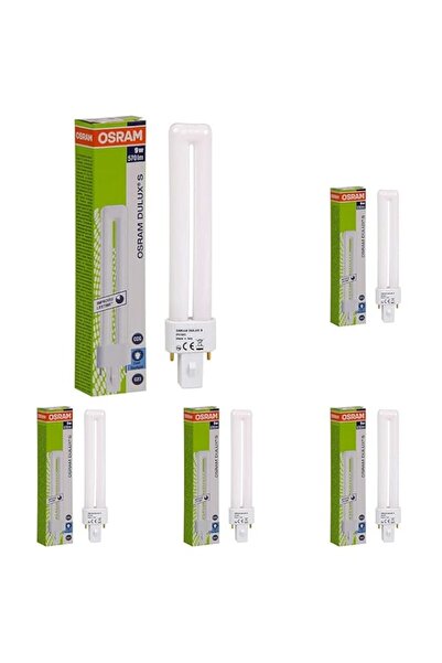 Generic Osram 2 Pin Day Light CFL Bulb (9W) (Pack of 5)