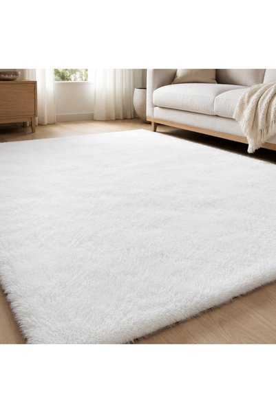Volas Yumuşak Soft Dokulu Peluş Halı Modern Dekoratif Salon Halısı