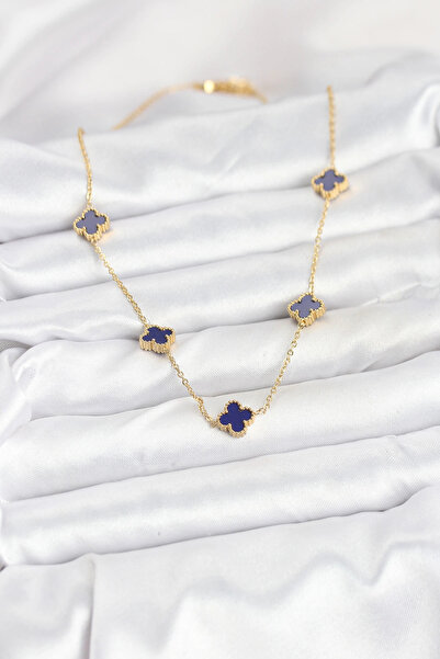 online kapsulavm avm alışveriş 316L Steel Chain Gold Color Navy Blue Baby Boy...