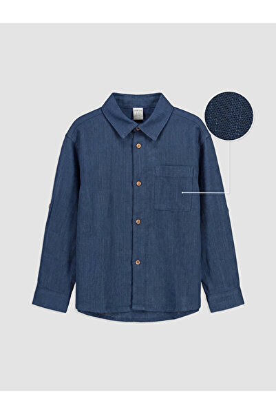 LC Waikiki Rmz Gi̇yi̇m Farkiyla Standard Fit Boys' Shirt