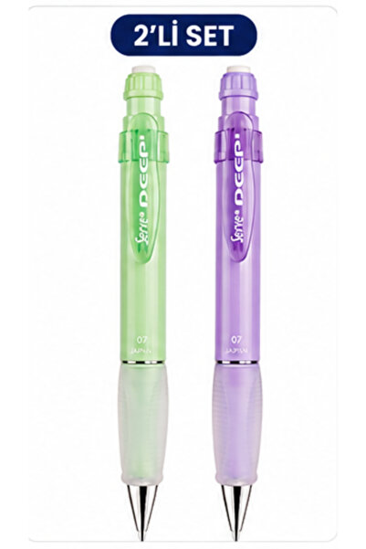 ada çanta kırtasiye 2 Li Serve Deep 0,7 Tip Mechanical Pencil Charme Hy578589