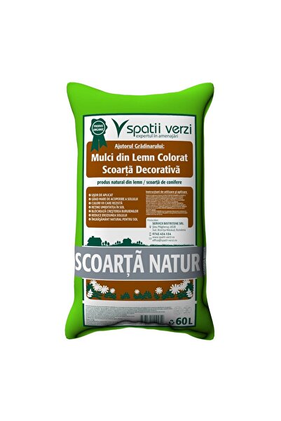 OEM Mulci gradina / scoarta decorativa de copac, Spatii verzi, natur, 60L