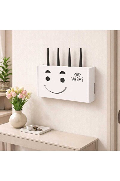 OEM Hoff Smile wireless router support box, for masking wires and equipment, ...