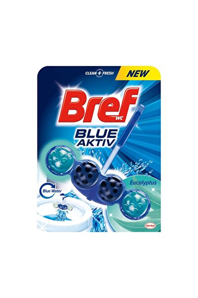 OEM Bref Blue Aktiv Евкалипт освежител за въздух за баня и тоалетна, 50 г