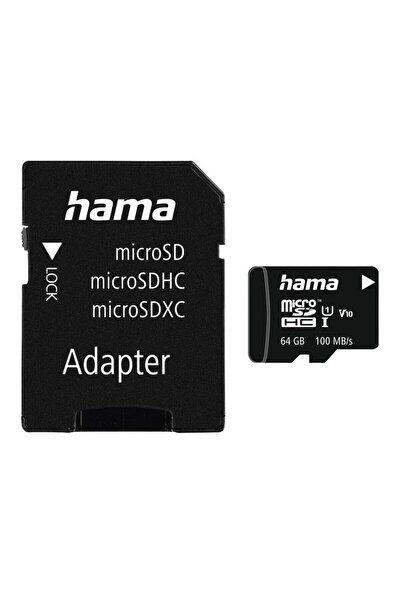 OEM Hama UHS MicroSD XC memory card, 64 GB, class 10