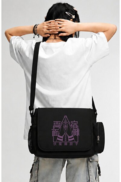 Fuddy Moda Unisex Jujutsu Kaisen Sukuna Anime Printed Messenger Bag