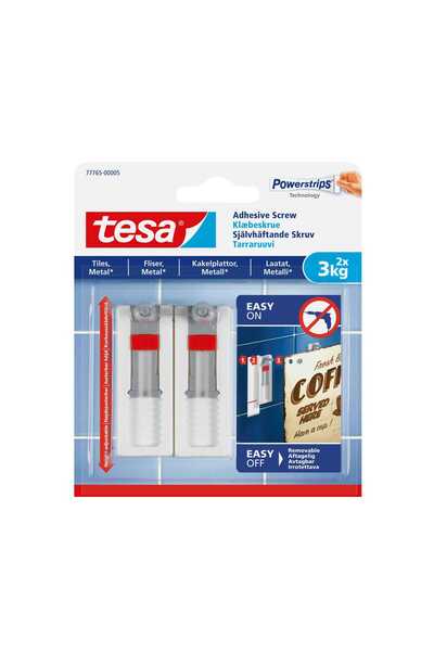 OEM Залепващ винт, за гладки повърхности, регулируем, Tesa, 3 кг, комплект от...