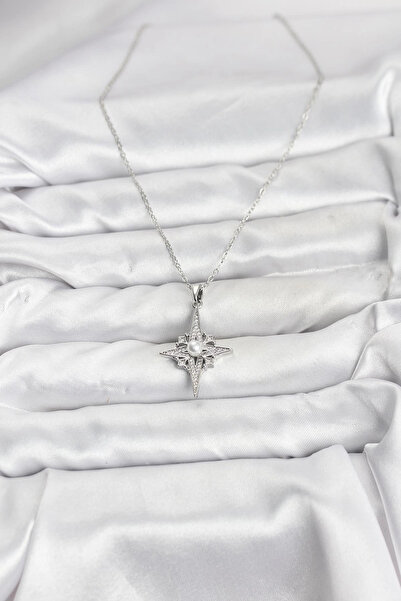 online kapsulavm avm alışveriş 316L Steel Chain Silver Color Pole Star Model ...