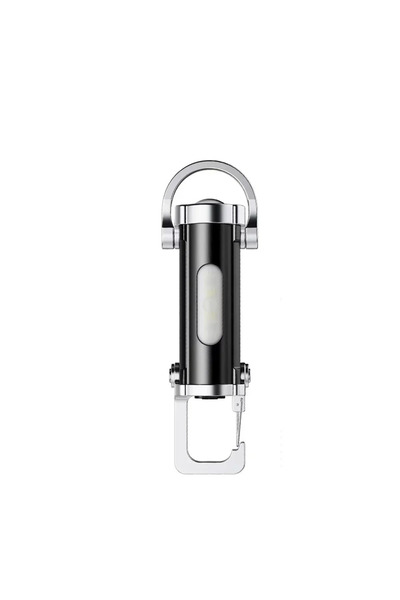 Choice5 S008-1PC Mini Keychain Flashlight Rechargeable Pocket COB Working Lig...