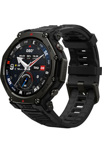 Amazfit T-Rex 3 Pro Τιτάνιο 44mm Αδιάβροχο Έξυπνο Ρολόι (Τακτικό Μαύρο)