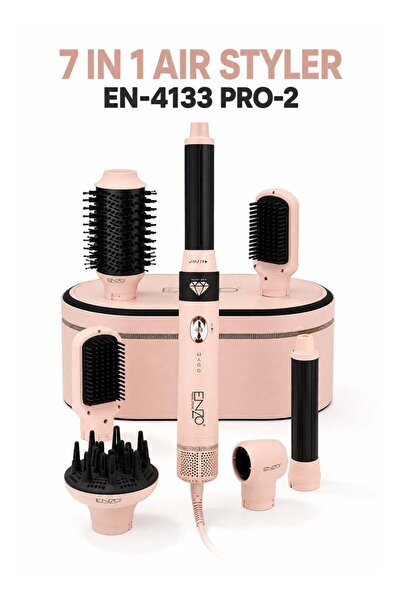 ENZO Professional Hair Styler Set | 7 in 1 Air Styler and Hair Dryer Brush | ...
