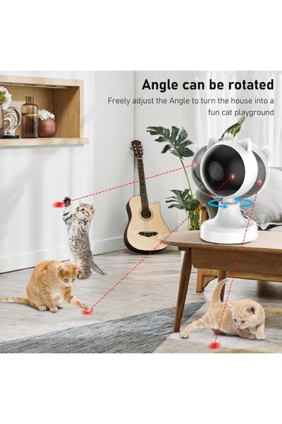 Generic Brand Laser cat toy, 3 modes, motion-sensing.