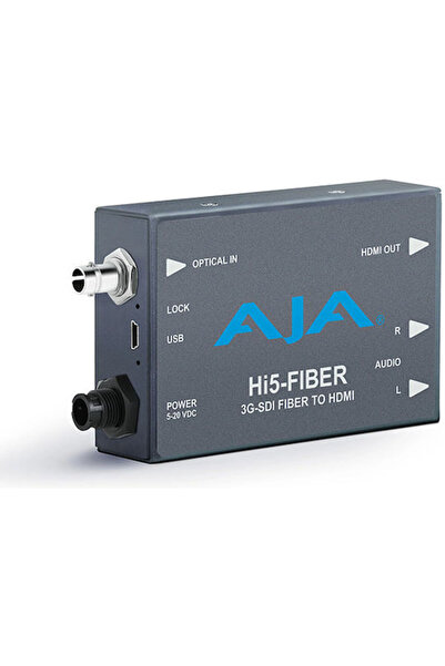 AJA 3G-SDI Μετατροπέας Βίντεο Ήχου HDMI μέσω Οπτικών Ινών Hi5-fibre