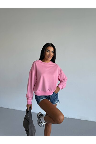 CARLA MARA Two Thread Crew Neck Sweatshirt