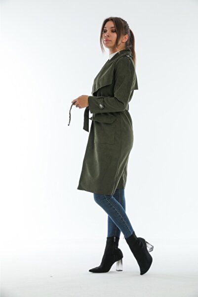 CİXAPLE Μπουφάν Baby Collar Lycra Suede