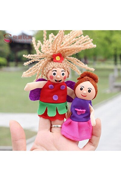 Tam12 4lü Set Parmak Kukla Bebek Çocuk Oyunu Masal Hikaye Görsel Anlatım Zeka Gelişim Sahne Oyuncağı