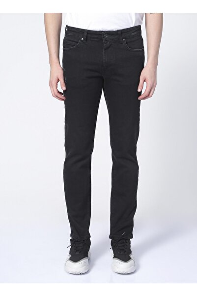 Bad Bear 21.02.70.001_marlon 809 Regular Fit Düz Siyah Erkek Denim Pantolon