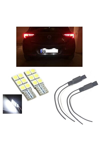 Fardoktoru Opel Astra K Led Plaka Aydınlatma Seti T10 W5w