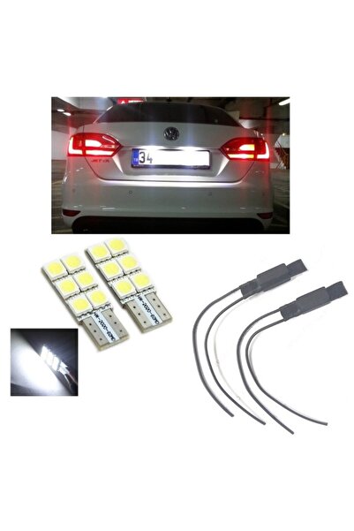 Fardoktoru Vw Jetta Mk6 Beyaz Led Plaka Lambası Ampul Seti