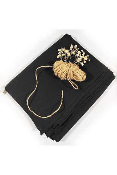 Ferrano Cotton Jazz Black Shawl